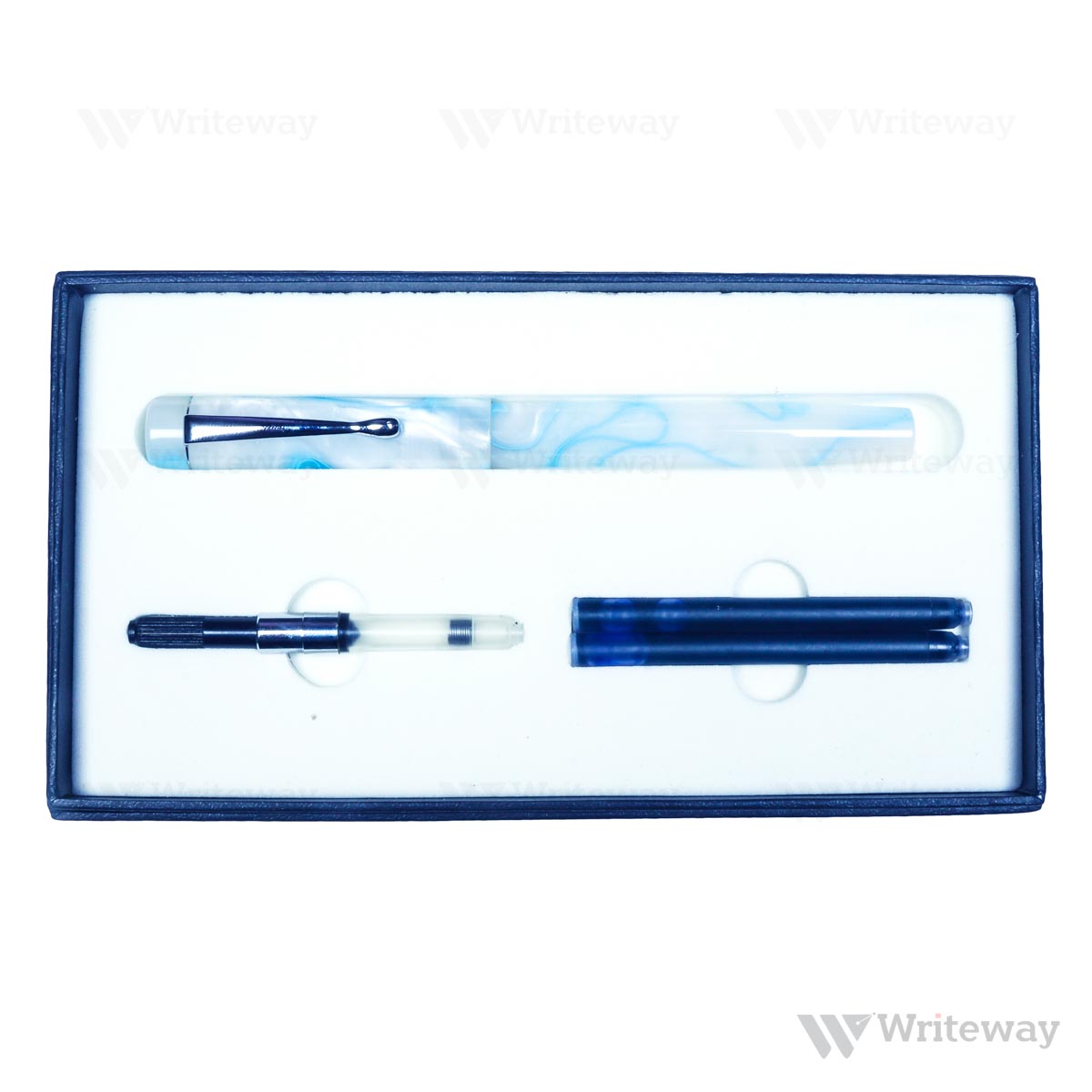 CLICK FALCON ACRYLIC FOUNTAIN PEN SKY BLUE